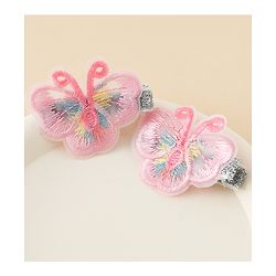 Babyhug Butterfly Clips Free Size Pack of 2 - Blue