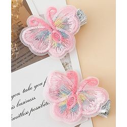 Babyhug Butterfly Clips Free Size Pack of 2 - Blue