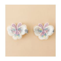 Babyhug Butterfly Clips Free Size Pack of 2 - Blue