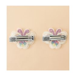 Babyhug Butterfly Clips Free Size Pack of 2 - Blue