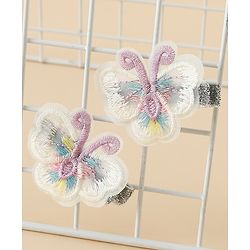 Babyhug Butterfly Clips Free Size Pack of 2 - Blue