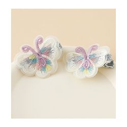 Babyhug Butterfly Clips Free Size Pack of 2 - Blue