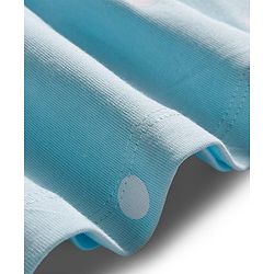 Babyhug Disney Frill Sleeves Frocks With Minnie & Friends Print Pack Of 2 - Light Blue & Lime Green