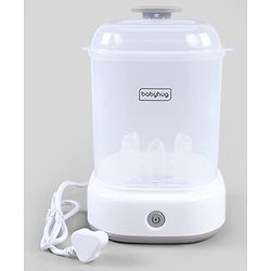 Babyhug SteamPro Electric Sterilizer | Fits 5 Bottles | Fast & Hygienic Sterilization for Baby Essentials