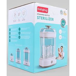 Babyhug SteamPro Electric Sterilizer | Fits 5 Bottles | Fast & Hygienic Sterilization for Baby Essentials