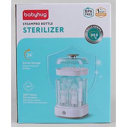 Babyhug SteamPro Electric Sterilizer | Fits 5 Bottles | Fast & Hygienic Sterilization for Baby Essentials