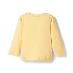 Babyhug Cotton Knit Full Sleeves Night Suit With Unicorn Print - Yellow