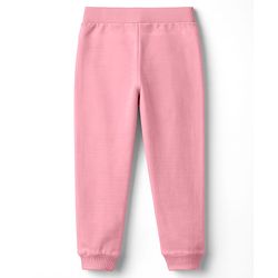 Babyhug Cotton Single Jersey Knit Full Length Lounge Pant With Text Print Pack Of 3 - Red Navy Blue & Pink
