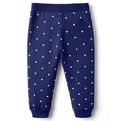Babyhug Cotton Single Jersey Knit Full Length Lounge Pant With Text Print Pack Of 3 - Red Navy Blue & Pink