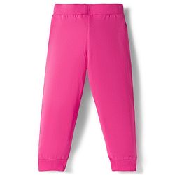 Babyhug Cotton Single Jersey Knit Full Length Lounge Pant With Floral Print Pack Of 3 - Navy Blue Pink & Olive Green