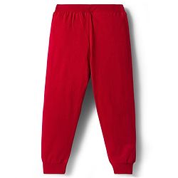 Babyhug Single Jersey Knit Full Length Lounge Pant With Text Print Pack Of 3 - Red Blue & Green