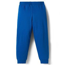 Babyhug Single Jersey Knit Full Length Lounge Pant With Text Print Pack Of 3 - Red Blue & Green
