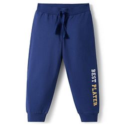 Babyhug Cotton Knit Full Length Lounge Pants with Text Print Pack of 3 - Multicolor