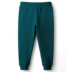 Babyhug Cotton Single Jersey Knit Full Length Lounge Pant With Animal Print Pack Of 3 - Teal Blue Orange & Beige