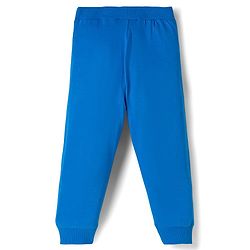 Babyhug Cotton Knit Full Length Lounge Pants with Car Print Pack of 3 - Red Blue & Green