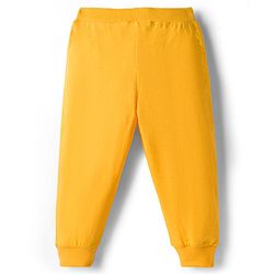Babyhug Cotton Knit Full Length Lounge Pants with Dino Print Pack of 3 - Red Yellow & Green