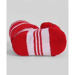 Cute Walk by Babyhug Socks With Animal Applique - Red
