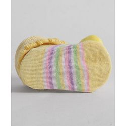 Cute Walk by Babyhug Socks With Animal Applique - Yellow