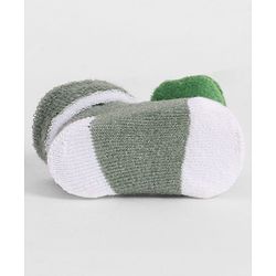 Cute Walk by Babyhug Socks With Frog Applique - Green