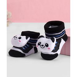 Cute Walk by Babyhug Socks With Animal Applique - Navy Blue