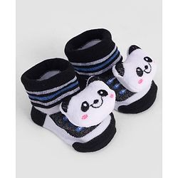Cute Walk by Babyhug Socks With Animal Applique - Navy Blue