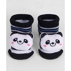 Cute Walk by Babyhug Socks With Animal Applique - Navy Blue