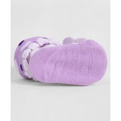Cute Walk by Babyhug Socks With Animal Applique - Purple
