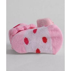 Cute Walk by Babyhug Socks With Animal Applique - Pink