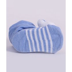 Cute Walk by Babyhug Socks With Animal Applique - Blue