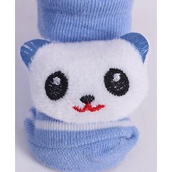 Cute Walk by Babyhug Socks With Animal Applique - Blue