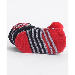 Cute Walk by Babyhug Socks With Vehicle Applique - Red