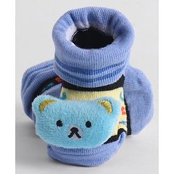 Cute Walk by Babyhug Socks With Animal Applique - Blue