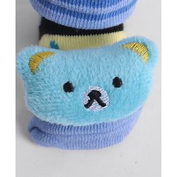 Cute Walk by Babyhug Socks With Animal Applique - Blue