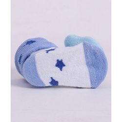 Cute Walk by Babyhug Socks With Animal Applique - Blue