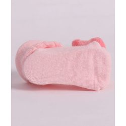 Cute Walk by Babyhug Socks With Animal Applique - Pink