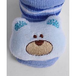 Cute Walk by Babyhug Socks With Animal Applique - Blue