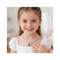 Babyhug Disney Free Size Jewellery Set With Frozen Print - Multicolor