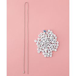 Babyhug Disney Free Size DIY Jewellery Kit - White & Silver