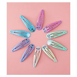 Babyhug Disney Free Size Snap Clips Pack Of 10 - Multicolor