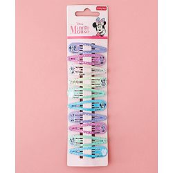 Babyhug Disney Free Size Snap Clips Pack Of 10 - Multicolor