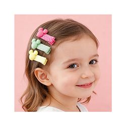 Babyhug Disney Free Size Hair Clips Pack of 6 - Multicolor