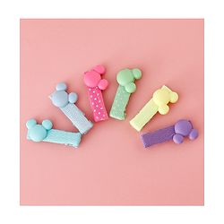 Babyhug Disney Free Size Hair Clips Pack of 6 - Multicolor