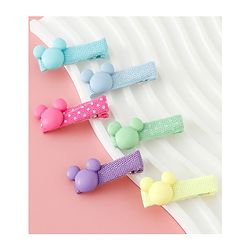 Babyhug Disney Free Size Hair Clips Pack of 6 - Multicolor