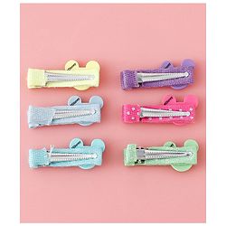 Babyhug Disney Free Size Hair Clips Pack of 6 - Multicolor