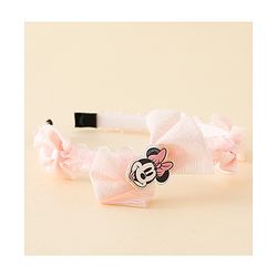 Babyhug Disney Hair Bands With Applique Pack of 2 - Pink & Blue