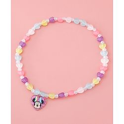 Babyhug Disney Free Size Jewellery Set With Minnie Mouse Print - Multicolor