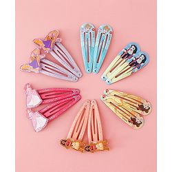 Babyhug Free Size Snap Clips Pack of 12- Multicolor