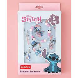 Babyhug Disney Free Size Bracelets With Stitch Design - Multicolor