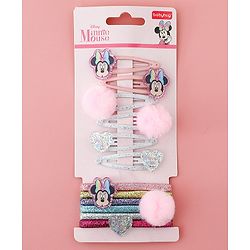 Babyhug Disney Free Size Hair Accessories Combo Sets Pack of 12- Mutlicolor