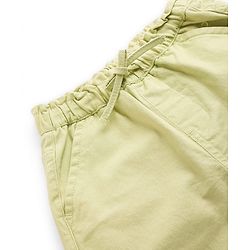 Babyhug Twill Woven Full Length Solid Trouser With Stretch - Lime Green